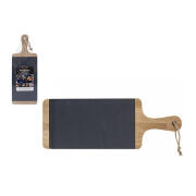 SPM Ξύλινος Δίσκος Κοπής με Σχιστόλιθο 44 x 15 cm PM-645060