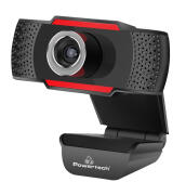 POWERTECH web camera PT-1078 2.0MP Full HD Plug & Play 1.35m μαύρη
