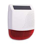 POWERTECH ηλιακή σειρήνα PT-1287 εξωτερικού χώρου 120dB κόκκινη