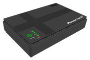 POWERTECH mini DC UPS PT-1435 36W 10400mAh 3x DC USB/LAN/POE μαύρο