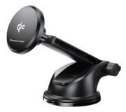 POWERTECH ασύρματος φορτιστής & βάση smartphone αυτοκινήτου PT-1492 Qi2 15W μαύρος