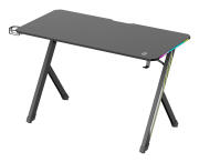 POWERTECH gaming γραφείο PT-1498 με RGB φωτισμό 120x60x75cm μαύρο