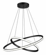 POWERTECH LED φωτιστικό οροφής PT-1529 60W 4000K Φ80x120cm μαύρο