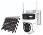 POWERTECH smart ηλιακή κάμερα PT-1547 dual lens 4MP 4G PTZ SD IP65