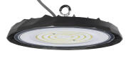 POWERTECH LED φωτιστικό καμπάνα PT-1557 100W 6500K Φ30x4cm IP65 μαύρο