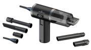 POWERTECH 2 σε 1 σκουπάκι χειρός & air duster PT-1576 50W 3600mAh μαύρο
