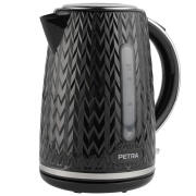 Petra Βραστήρας 1,7Lt Chevron 2200W PT3864BLKVDEEU10 Μαύρος