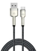POWERTECH καλώδιο USB-C σε USB PTR-0199 PD 60W 480Mbps 1m μαύρο/γκρι