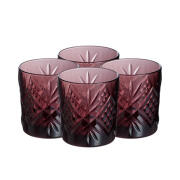 Luminarc Σετ 4 Ποτηρια 30cl Salzburg Λιλά Από Γυαλί