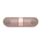 Φορητό Ασύρματο Ηχείο Bluetooth με USB Χρώματος Ροζ - Χρυσό Aquarius R159414