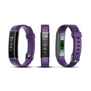 Ρολόι Fitness Tracker Aquarius AQ113 με Μετρητή Καρδιακών Παλμών Χρώματος Μωβ R166163