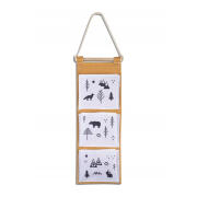 Κρεμαστή Υφασμάτινή Θήκη Αποθήκευσης 20 x 80 cm Χρώματος Πορτοκαλί Ricokids RK-403-Orange