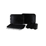 Royalty Line Σετ Σκεύη Ψησίματος και Ζαχαροπλαστικής με Επίστρωση Μαρμάρου 5 τμχ Royalty Line RL-5RB