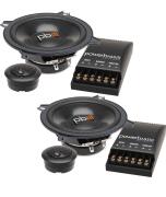 PowerBass S-50C Διαιρούμενα Ηχεία Αυτοκινήτου 5.25" 50W RMS (Ζεύγος)