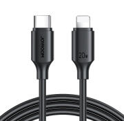 JOYROOM καλώδιο USB-C σε Lightning S-CL020A9 20W 1m μαύρο