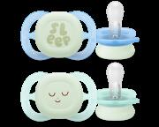 Philips Avent Πιπίλα Ultra Start Nighttime 0-2 μηνών
