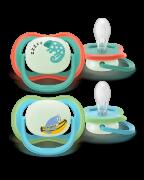 Philips Avent Πιπίλα Ultra Air Nighttime 6-18 μηνών