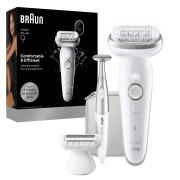 BRAUN Αποτριχωτική Μηχανή Wetκαιamp;Dry Sesnsosmart + 10 Εξαρτήματα - SES9-241/N