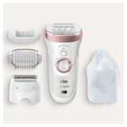 Braun Αποτριχωτική Μηχανή Epilator για Σώμα & Μπικίνι Επαναφορτιζόμενη Wet & Dry Silk-Epil 9-720