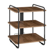 BRATECK ραφιέρα δαπέδου SFR-04 454x400x496mm έως 90kg καφέ-μαύρο