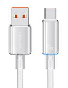 USAMS καλώδιο USB-C σε USB US-SJ658 66W 480Mbps 1.2m λευκό