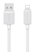 USAMS καλώδιο Lightning σε USB US-SJ694 2.4A 480Mbps 2m λευκό