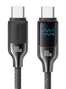 USAMS καλώδιο USB-C SJ742 100W 480Mbps 1.2m μαύρο