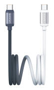 USAMS καλώδιο USB-C SJ756 60W 480Mbps 1.2m μαύρο/λευκό