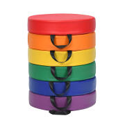 Σετ Παιδικά Στρογγυλά Μαξιλάρια Δαπέδου 6 τμχ Costway SP37372CL