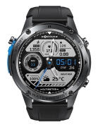 Zeblaze Smartwatch Stratos 2 1.43" AMOLED GPS MIL-STD-810H Μαύρο