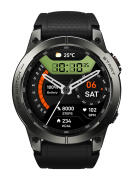 Zeblaze Stratos 3 Pro Smartwatch 1.43" AMOLED GPS Mαύρο