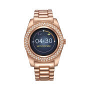 Timothy Stone Γυναικείο Smartwatch Χρώματος Ροζ - Χρυσό με Μεταλλικό Μπρασελέ και Κρύσταλλα Swarovski® SW-011-ALRG