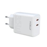 CELLY  Φορτιστής τοίχου 2 USB-C 35W