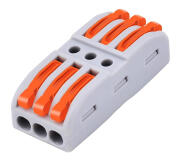 POWERTECH κλέμα σύνδεσης καλωδίων TOOL-0104 3pin προς 3pin 10τμχ