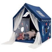 Costway  Παιδική Σκηνή Εσωτερικού Χώρου με Στρώμα και Κουρτίνα Πόρτας 121 x 105 x 137 cm Μπλε. TP10028BL