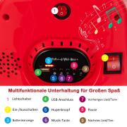 Costway  Παιδικό Αυτοκινητάκι Συγκρουόμενο 6V με LED Φώτα, Μουσική και Τηλεχειριστήριο για Ηλικίες 3-8 Ετών TQ10219DE-RE