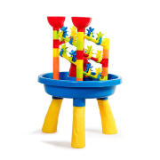 Costway Σετ Παιδικό Τραπέζι Παραλίας 2 σε 1 με Αξεσουάρ 46 x 46 x 66 cm Costway TY579328