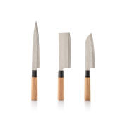 Σετ Ιαπωνικών Μαχαιριών με Επαγγελματική Θήκη Μεταφοράς Damas·Q InnovaGoods V0103200