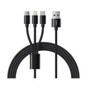 Καλώδιο Φόρτισης Braided USB-A σε Lightning / Type-C / Micro USB 1.5 m Veger V303