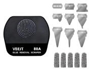 BEST εργαλείο αφαίρεσης κόλλας VBST-80B με 9x λεπίδες & 5x finger sleeves για επισκευές κινητών