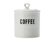 Casa Domani Δοχείο Κεραμικό "Coffee" Λευκό 500ml. Rivetto