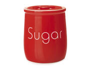 Maxwell & Williams Δοχείο Κεραμικό "Sugar" Κόκκινο 500ml. Chef Du Monde