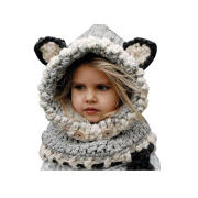 Παιδικό Σετ Σκούφος και Κασκόλ Αλεπού SPM VL2730