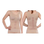 SPM  Γυναικείο Γιλέκο Αδυνατίσματος Χρώματος Μπεζ VL3149