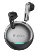 Celebrat Ακουστικά Earbud Bluetooth Handsfree με Θήκη Φόρτισης 13mm W61 Μαύρα
