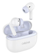 CELEBRAT earphones με θήκη φόρτισης W73 True Wireless 13mm 33/380mAh λευκά