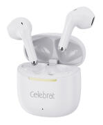 CELEBRAT earphones με θήκη φόρτισης W79 True Wireless 13mm 30/300mAh λευκά
