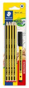 STAEDTLER σετ ξύλινα μολύβια με στυλό Noris 120-SBK8P2 εξάγωνα ΗB 9τμχ