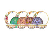 Maxwell & Williams Σερβίτσιο 12 τεμαχίων Coupe Estelle Michaelides Mystique  Λευκό με Σχέδια Σε Συσ