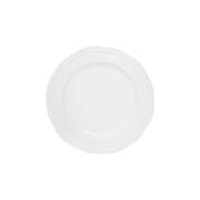 Casa Domani Πιάτο Φαγητού 27cm Λευκό Rim Florence Scallop -Πορσελάνη